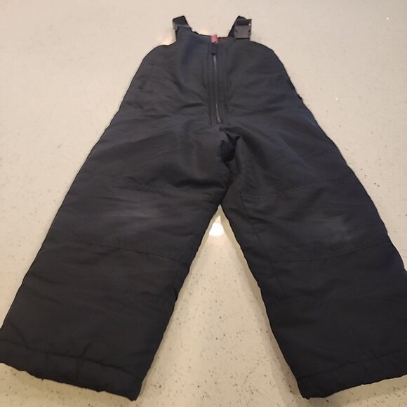 Toddlers Unisex Alpine Tex Snow Bibs Size 4 Black Zipper Winter - Picture 1 of 6